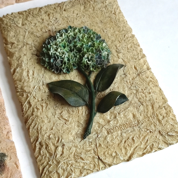 Set of 4 Floral 3D Paintings/ Murals - Picture 5 of 14